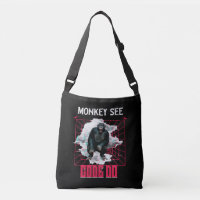 Humour de développeur Web « Le singe voit, code, f