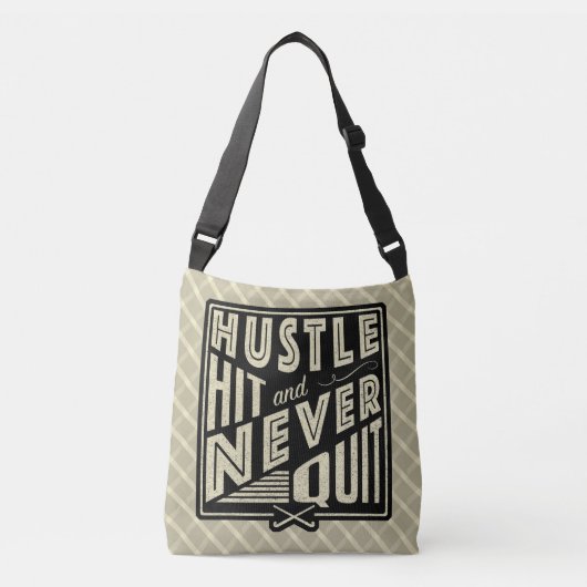 Sac Ajustable Hustle de hockey de terrain, frapper sur tout le s (Devant)