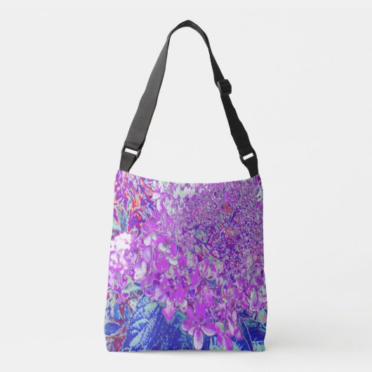 Sac Ajustable Hydrangea Limelight Élégant Violet et Bleu (Devant)