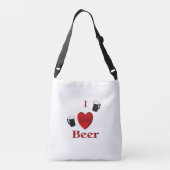 Sac Ajustable I Heart Beer Design (Dos)