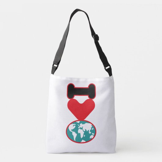 SAC AJUSTABLE I LOVE THE WORLD BY MASANSER PIXELAT (Dos)
