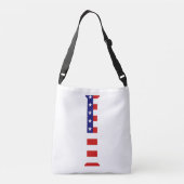 Sac Ajustable I Monogramme superposé sur le drapeau américain cb (Dos)