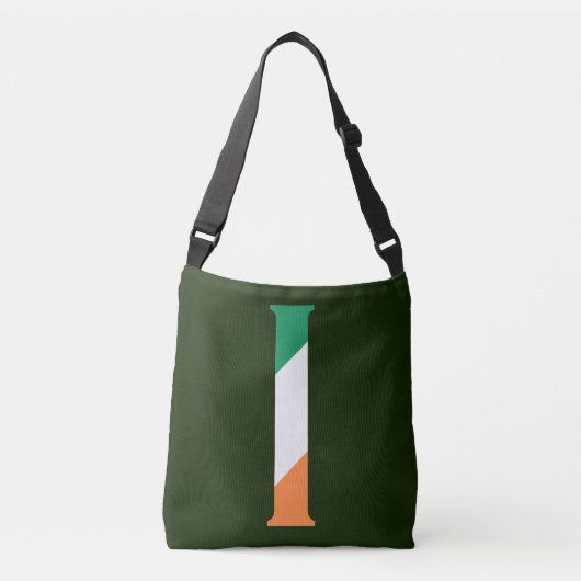 Sac Ajustable I Monogramme superposé sur le drapeau irlandais cb (Devant)