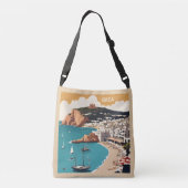 Sac Ajustable Ibiza, Espagne Affiche de voyage (Dos)