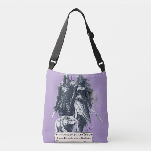 Sac Ajustable Il porte ses secrets comme des armures (Devant)