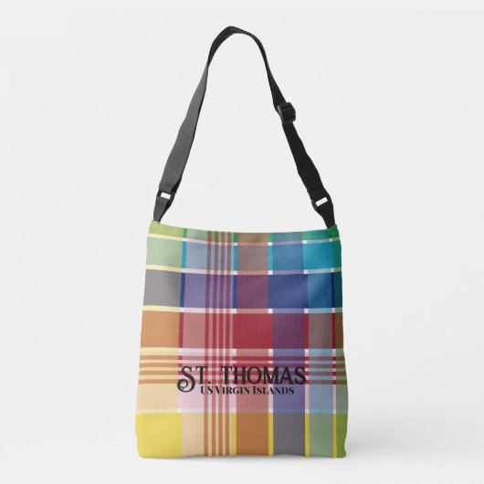 Sac Ajustable Îles Vierges américaines St. Thomas USVI Madras (Dos)