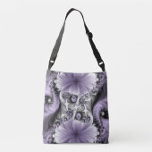 Sac Ajustable Illusion Lilac Abstrait Floral Fractal Art Imagina (Dos)