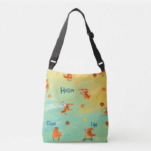 Sac Ajustable Illustration artisanale de l'aquarelle Funny Fox
