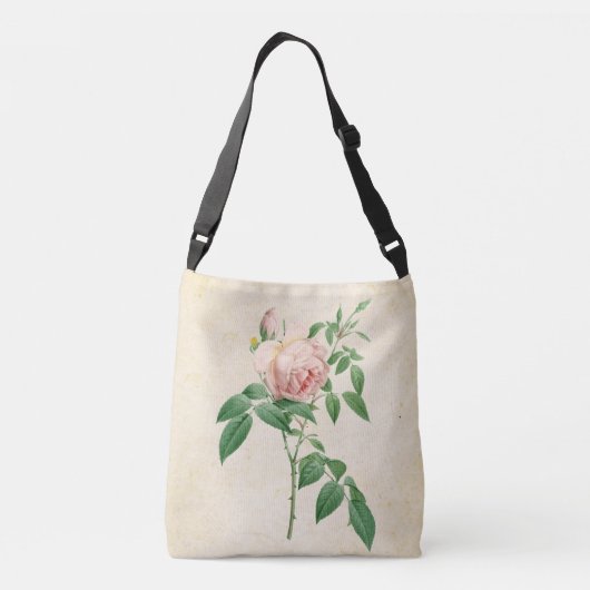 Sac Ajustable Illustration botanique de Rosa indica (Dos)