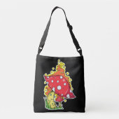 Sac Ajustable Illustration d'art de champignon psychédélique en (Dos)