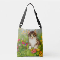 Illustration de chat souriant vintage