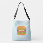 Sac Ajustable Illustration de hamburger avec tomate et laitue (Dos)