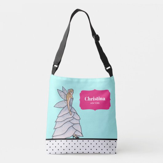 Sac Ajustable Illustration de mode de princesse fée à l'aquarell (Dos)