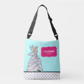 Sac Ajustable Illustration de mode de princesse fée à l'aquarell (Devant)