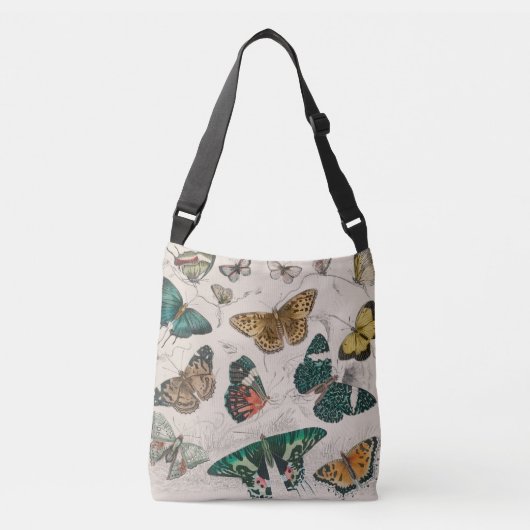 Sac Ajustable Illustration de papillon antique : 1820 Orfèvre (Devant)