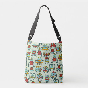 Sac Ajustable Illustration du Motif Vintage des Aliens robots