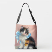 Sac Ajustable Illustration vintage Calico Kitten (Dos)