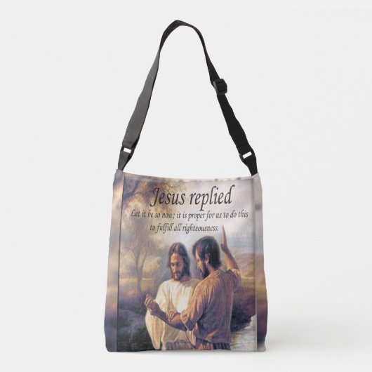 Sac Ajustable Image une de baptême de Jésus-Christ (Dos)