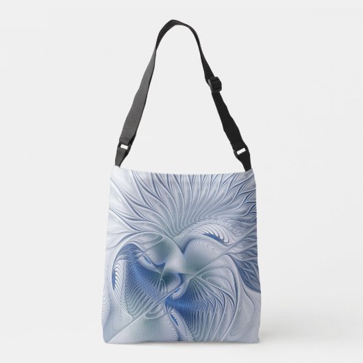 Sac Ajustable Imaginaire dynamique tons bleus Abstraits Art frac (Dos)