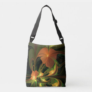 Sac Ajustable Imaginaire Plante Abstrait rouille verte Brown fra