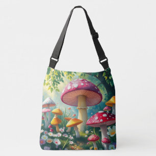 Sac Ajustable Imaginaire Whimsical Champignons de Forêt Enchanté