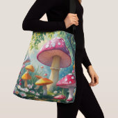 Sac Ajustable Imaginaire Whimsical Champignons de Forêt Enchanté (De près)