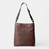 Sac Ajustable Imitation Embossée cuir look Brown (Dos)