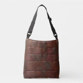 Sac Ajustable Imitation Embossée cuir look Brown (Devant)