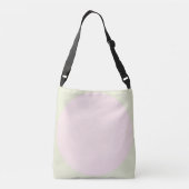 Sac Ajustable Impression abstraite recto-verso vert pastel (Dos)