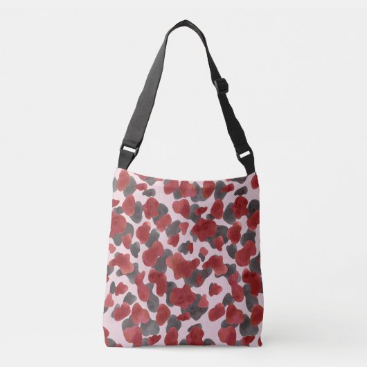 Sac Ajustable Impression d'animaux d'hiver à l'aquarelle rustiqu (Devant)