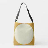 Sac Ajustable Impression d'art abstrait recto verso sur jaune (Dos)