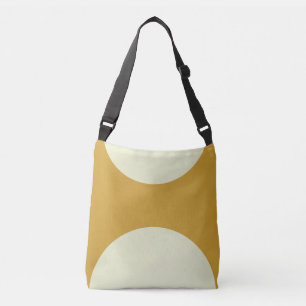 Sac Ajustable Impression d'art abstrait recto verso sur jaune