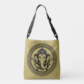 Sac Ajustable Impression d'art hindou sur le thème de Ganesha (Dos)