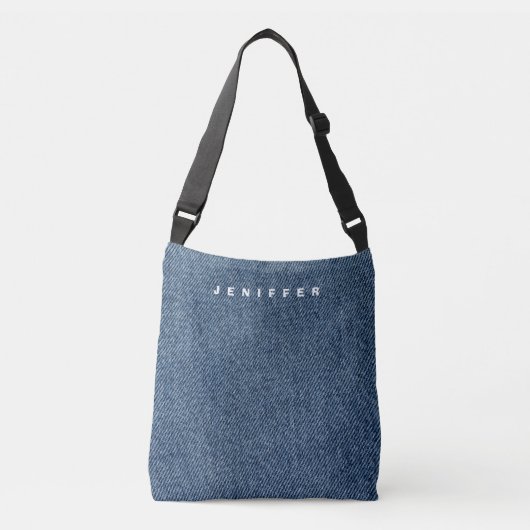Sac Ajustable Impression de Denim personnalisée (Devant)