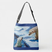 Sac Ajustable impression de deux ours polaires (Dos)
