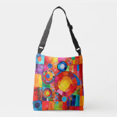 Sac Ajustable Impression de Patchwork Abstrait (Devant)