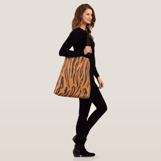 Sac Ajustable Impression de tigres noir et orange (Sur le modèle)