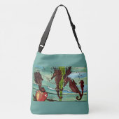 Sac Ajustable impression des hippocampes (Dos)
