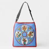 Sac Ajustable impression des quatre saisons d’un lapin (Dos)