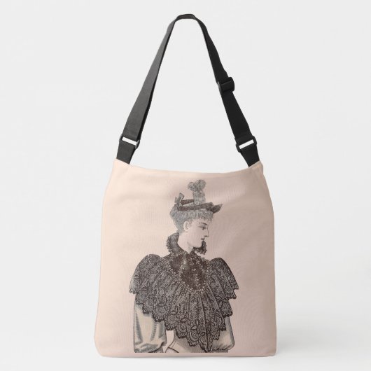 Sac Ajustable Impression féminine victorienne 1897 (Devant)