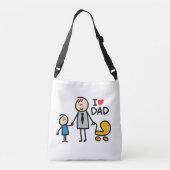 Sac Ajustable Impression Love Daddy (Dos)