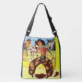 Sac Ajustable imprimé cowboy mignon (Devant)