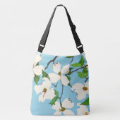 Sac Ajustable imprimé de fleurs de bois (Devant)