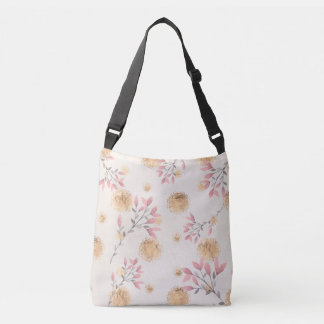 Sac Ajustable Imprimé de fleurs roses dispersées parmi des éclab