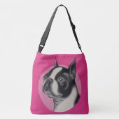 Sac Ajustable imprimé terrier de Boston (Dos)