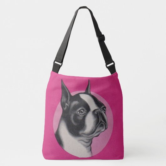 Sac Ajustable imprimé terrier de Boston (Devant)
