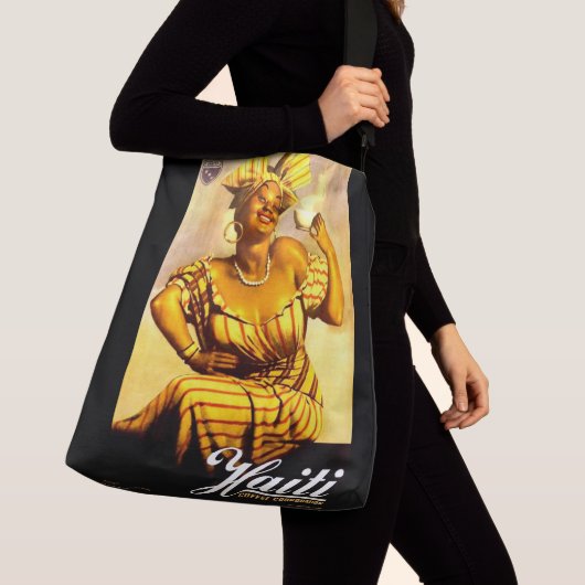 Sac Ajustable Imprimerie de la Société du café d'Haïti des année (De près)