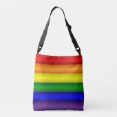 Sac Ajustable Indicateur de la fierté arc-en-ciel (Dos)