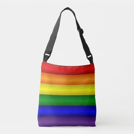 Sac Ajustable Indicateur de la fierté arc-en-ciel (Devant)