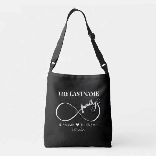 Sac Ajustable Infinity Personalized Family Name and Est. Date (Dos)